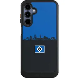 Nivocase Hülle für Samsung Galaxy A16 5G Handyhülle NIVOcore Case Schwarz HSV Hamburg Skyline (Samsung Galaxy A16 5G), Smartphone Hülle, Schwarz