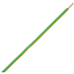 H07VU 2,5-25 GG - Schaltdraht H07V-U, 2,5 mm2, 25 m, grün / gelb