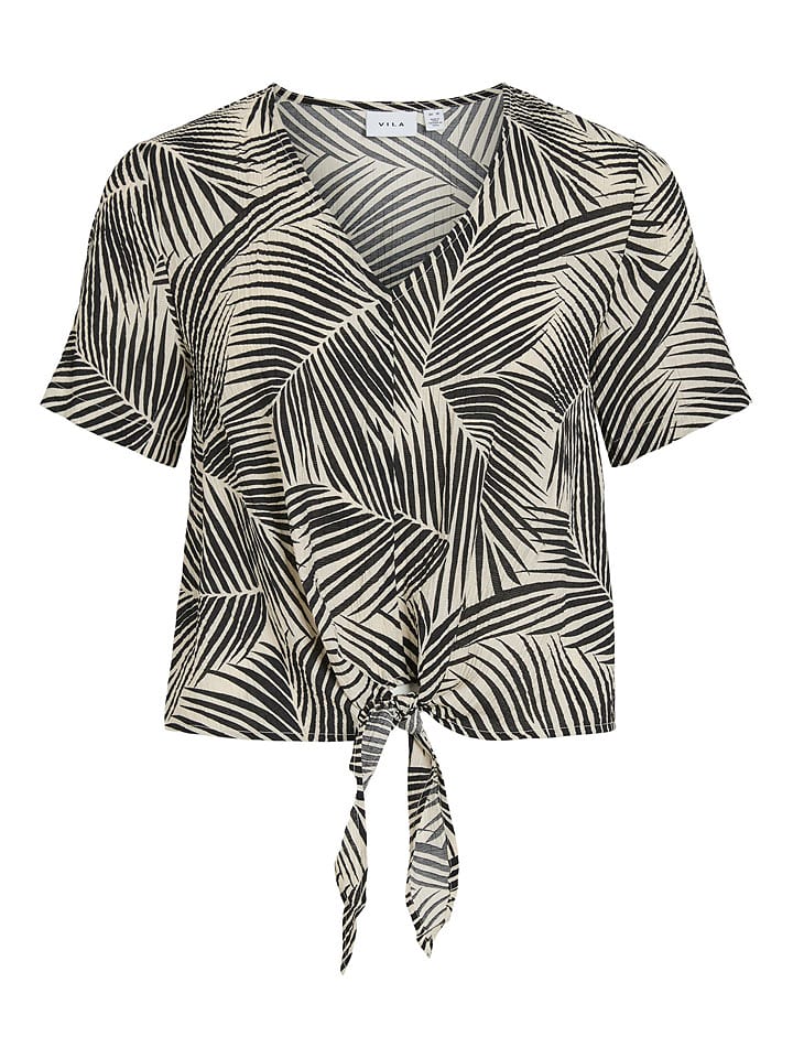 Vila Bluse in Creme - 34