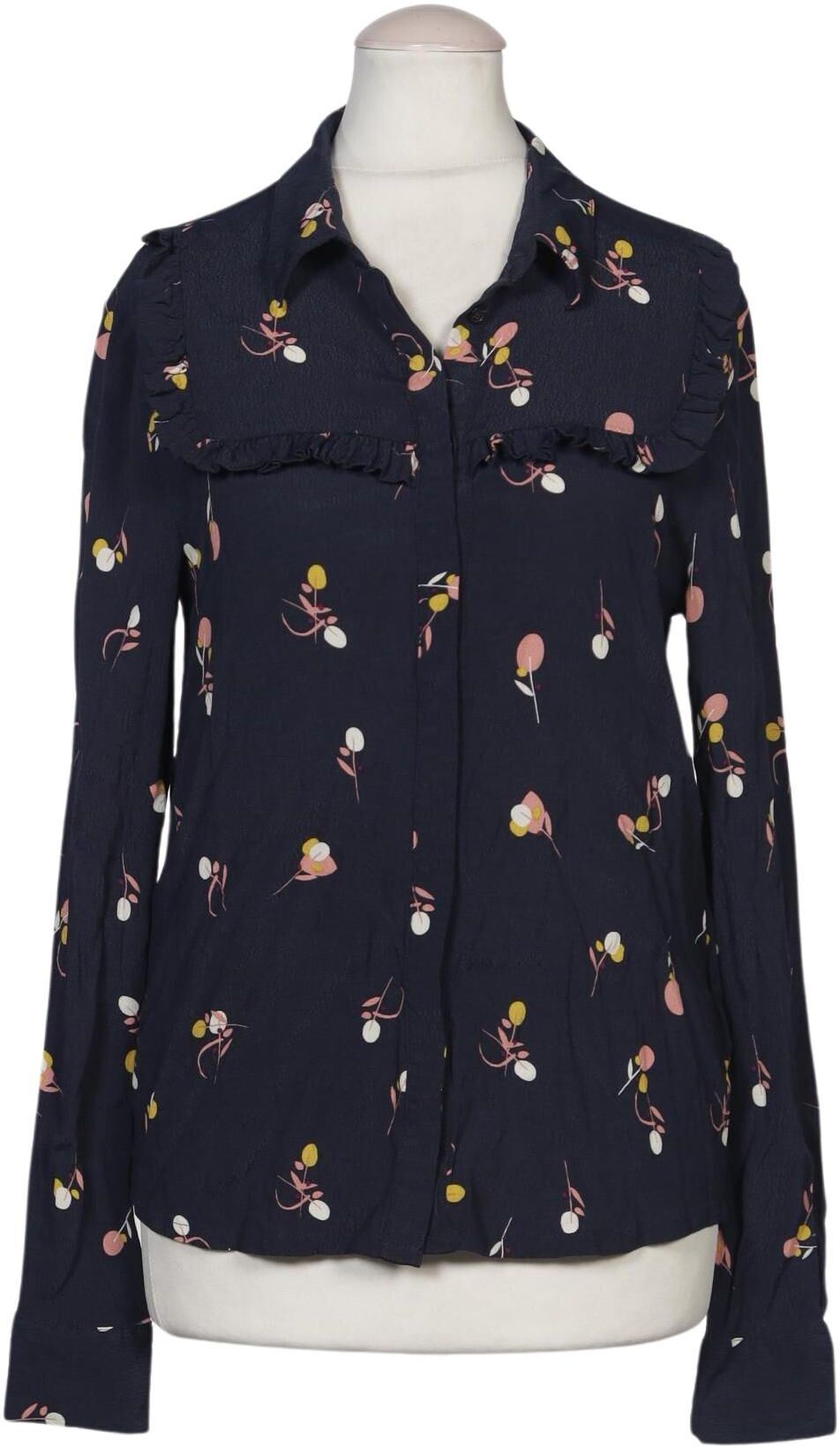 mbyM Damen Bluse, Marineblau, Gr. XS, Viskose - Second Hand