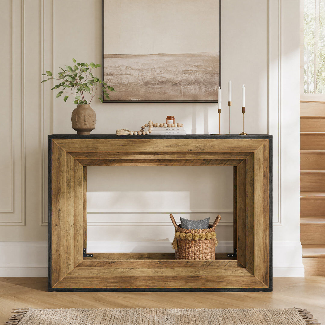 Blue Elephant 105 cm W Console Table Black 80cm H X 105cm W X 30cm D