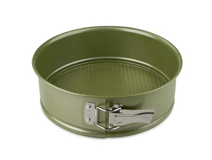 Zenker Springvorm met scharnier, 24 cm, anti-aanbaklaag, groen