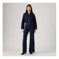 Levi's für Damen. A8647-0006 Westlicher Meeresmaki (M), Lässig, Baumwolle, Langarm, Marine