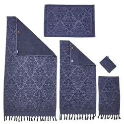 done.® Frottier-Set PROVENCE ORNAMENTS 100% Baumwolle inkl.Badvorleger,5tlg