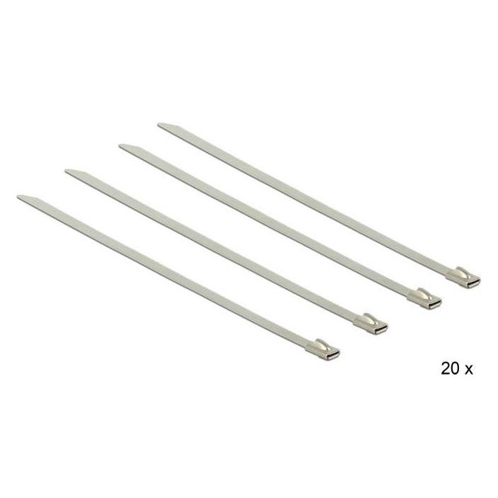 Delock Kabelbinder (Packung mit 20) (Klettkabelbinder, 150 mm, 20 Stk.) (18630)