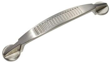 "Utopia Alley Bridget Pull Handle - Decorative Cabinet Drop Pull Handles for Cabinets, Nickel, 5.1"" Center to Center"