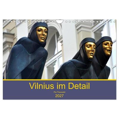 Vilnius im Detail (Wandkalender 2027 DIN A4 quer), CALVENDO Monatskalender