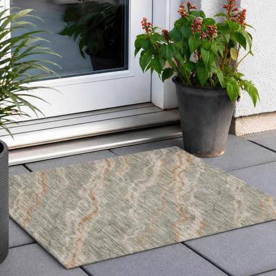 Addison Rugs Machine Washable Indoor/ Outdoor Contemporary Dell Chantille Rug