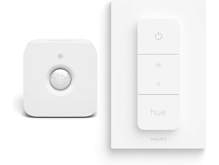 Philips Hue Voordeelbundel met 1 Hue Dimmer Switch en 1 Hue Bewegingssensor voor Binnen - Hue Accessoires