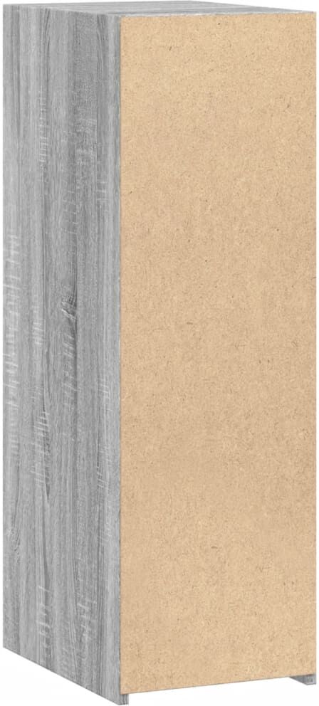 vidaXL Buffet sonoma gris 30x41x93 cm bois d'ingénierie