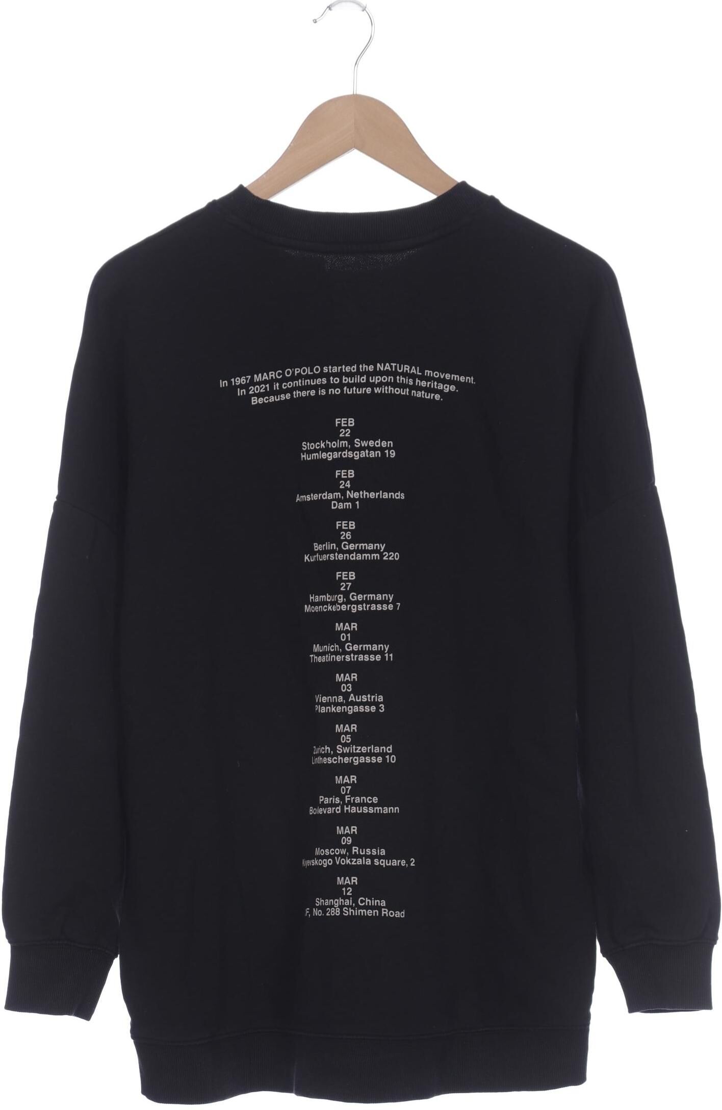 Marc O' Polo Sweater, Schwarz, Gr. S, Baumwolle - Second Hand