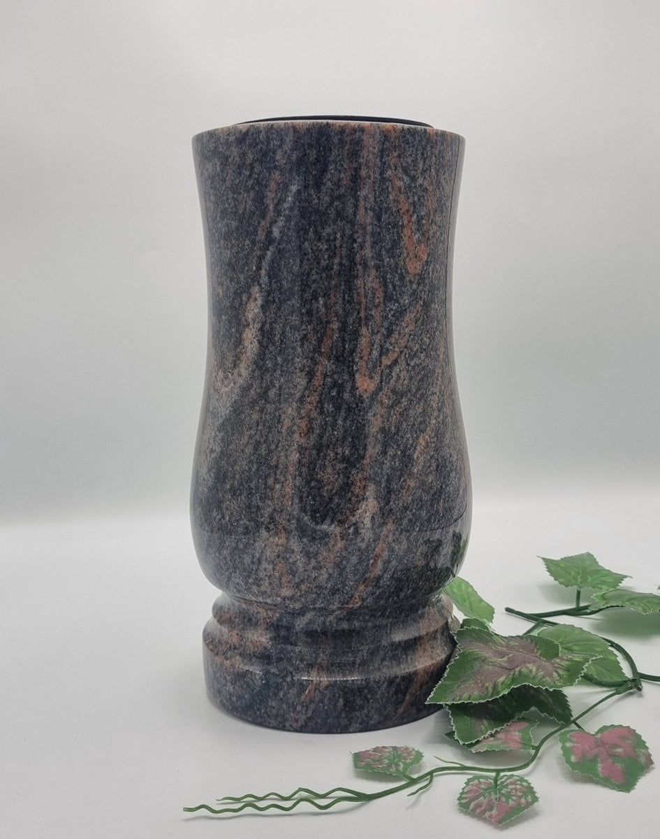 Himalaya Grafvaas XL - Graniet - Grafdecoratie