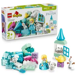 LEGO DUPLO | Disney 10462 Frozen Kreativbox mit Elsa und Olaf, Bauset mit 37 Bausteinen