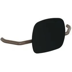 Hewi 801 Rückenstütze 801.51.907384 Wandabstand 230mm, Lehne tiefschwarz, umbra