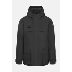 Derbe Winterjacke Fanholm Herren Schwarz Fan Funktion