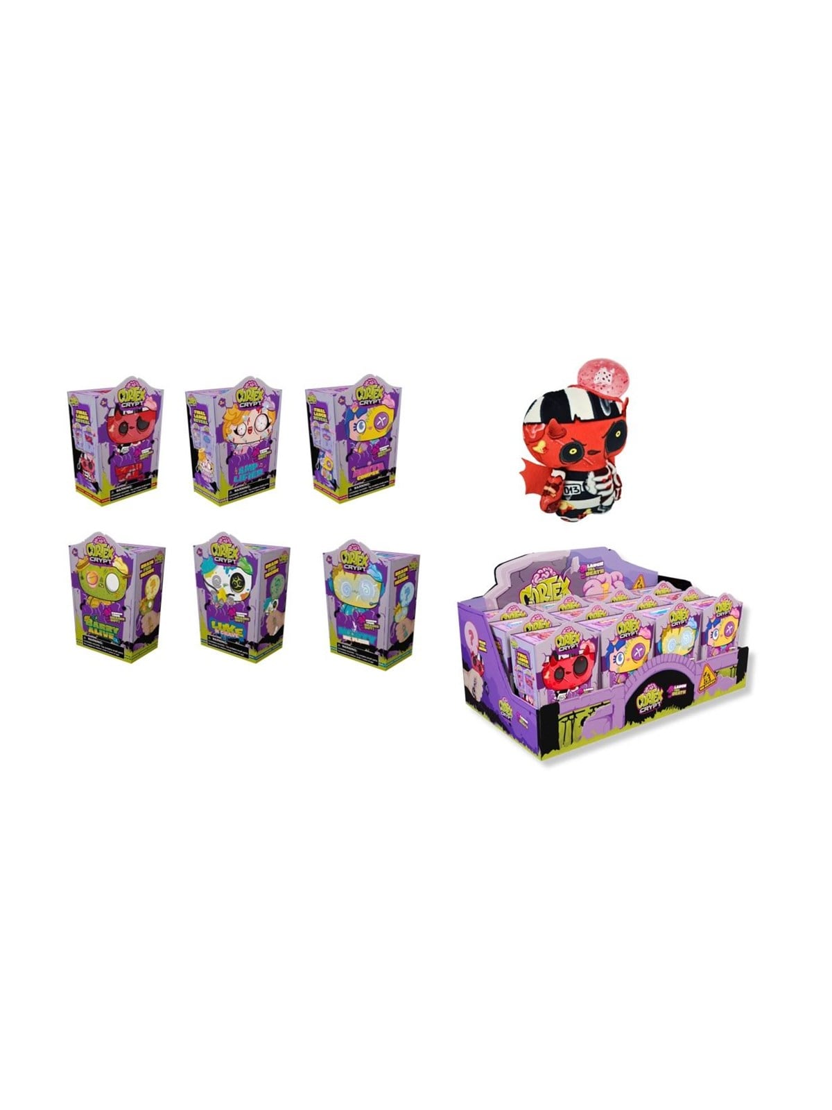 Cortex Crypt Keychain Plush 12cm - assorted