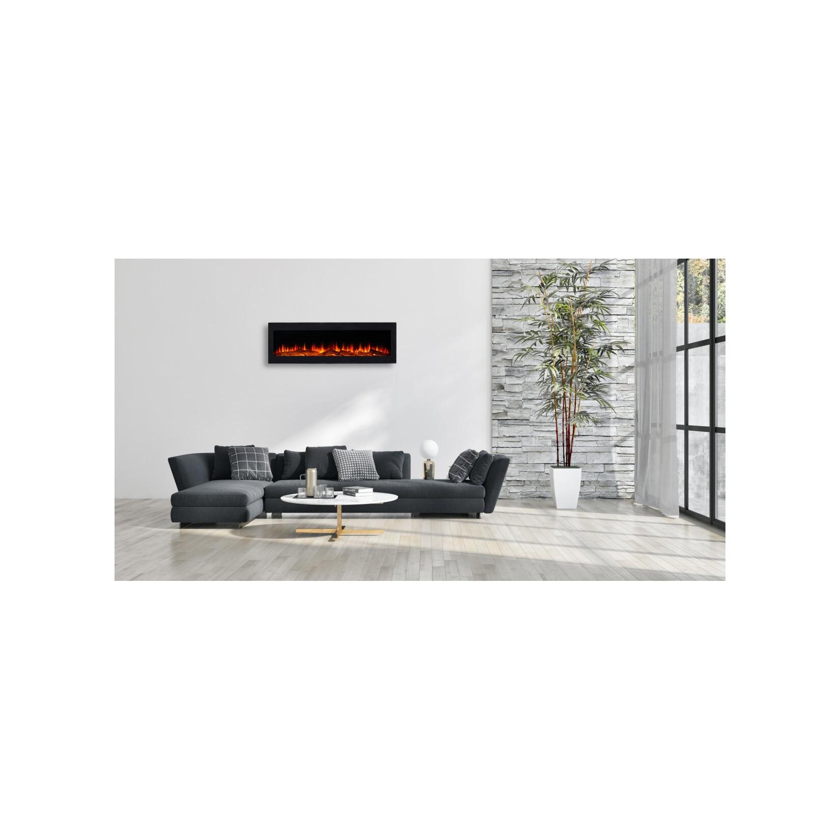 Sedex El Fuego Elektrokamin Cortina 110 cm mit Heizung schwarz