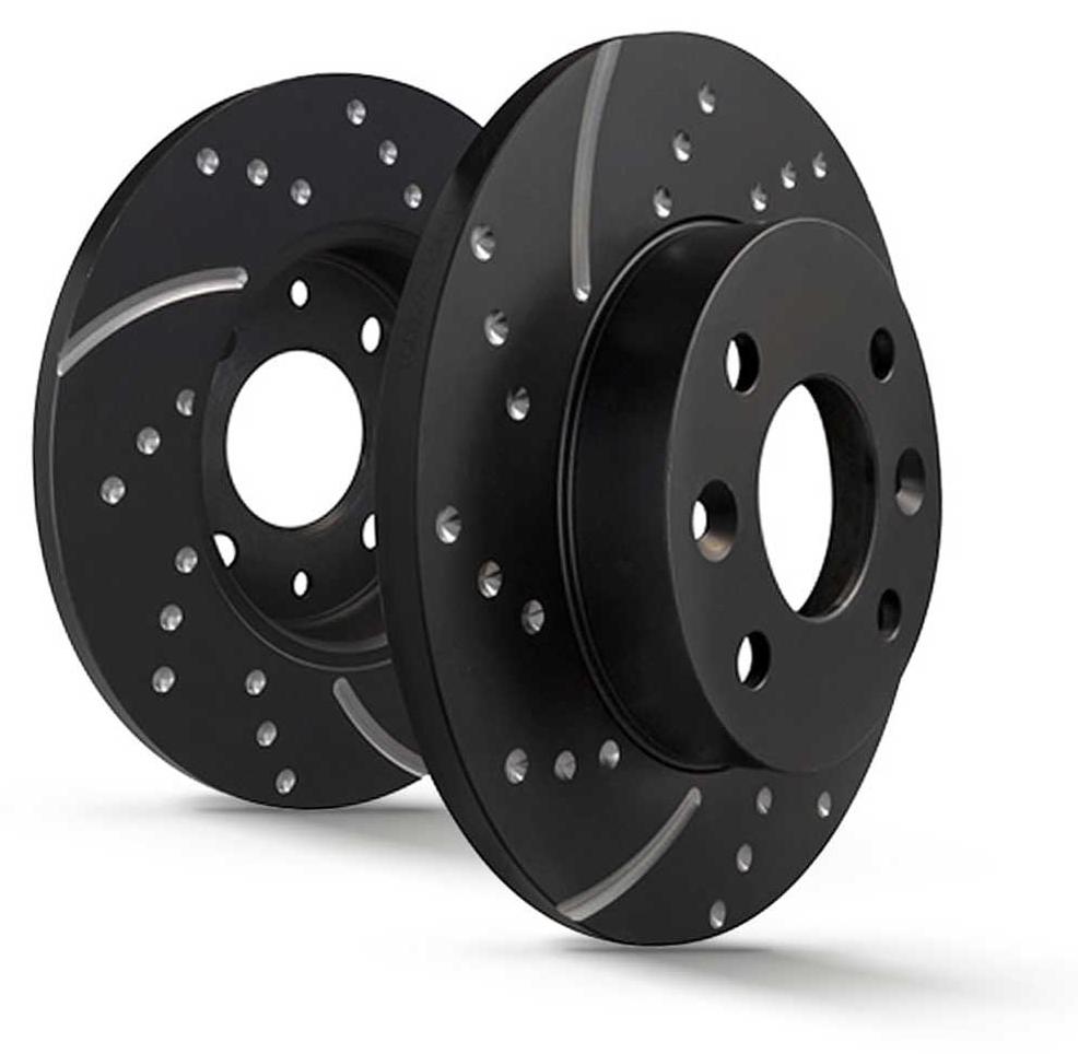 EBC Turbo Groove Disc Sportbremsscheibe EBC106381 für Land Rover Discovery 4 Rang Rover Sport hinten