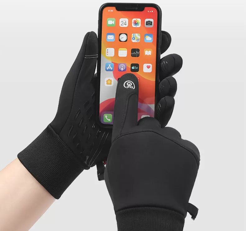 INF Winterhandschuhe für Touchscreens, wasserdicht und winddicht L