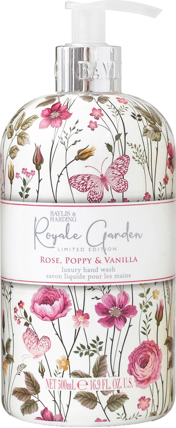 BAYLIS & HARDING Royale Garden Rose, Poppy & Vanilla Hand Wash 500ml