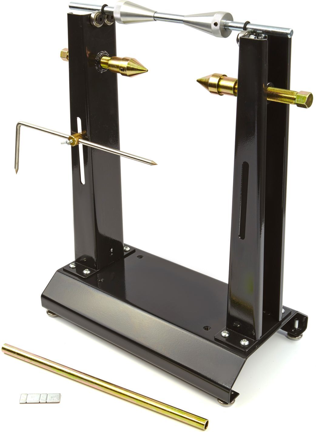 HBM Equilibreur de pneus de moto deluxe avec pieds réglables