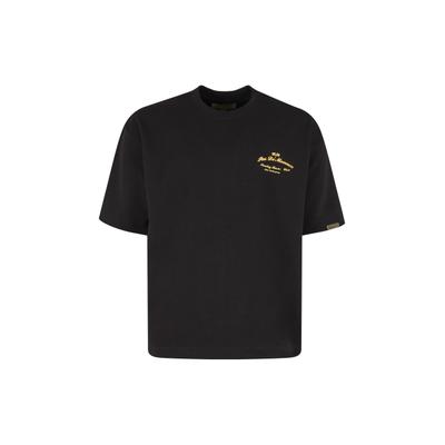 T-Shirt PAS DE MONACO "Pas De Monaco FINALE T-SHIRT", Herren, Gr. M, schwarz, 100% Baumwolle, bedruckt, normal, Rundhals, Shirts T-Shirt