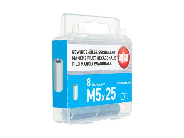 Ayce Gewindehülse M5 25 mm