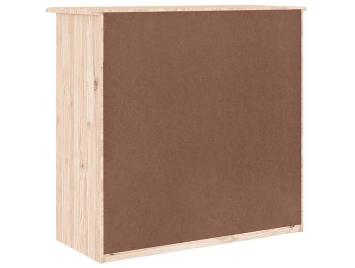 NEUF Commode chambre - cabinet de rangement élégant - Grande espace - ALTA 77 x 35 x 73cm bois massif de pin FR00_61079749364