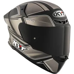KYT TT-Revo Tourist, Integralhelm - Matt Schwarz/Grau - XL