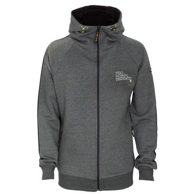 Funktions-Kapuzensweatjacke UNCLE SAM "Sam Sweat", Herren, Gr. S, grün (dunkelgrün schwarz), Obermaterial: 52% Polyester PES. 48% Baumwolle CO., Sweatjacken