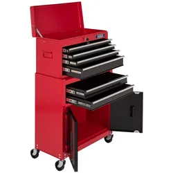 Kreator, Gereedschapswagen KRT653005 – 64 x 64 x 325 cm – Met wielen – Incl. 6 lades (6x)