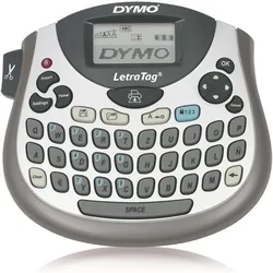 Dymo LetraTag LT-100T + Tape label printer Direct thermal DPI QWERTY, Beschriftungsgerät, Grau