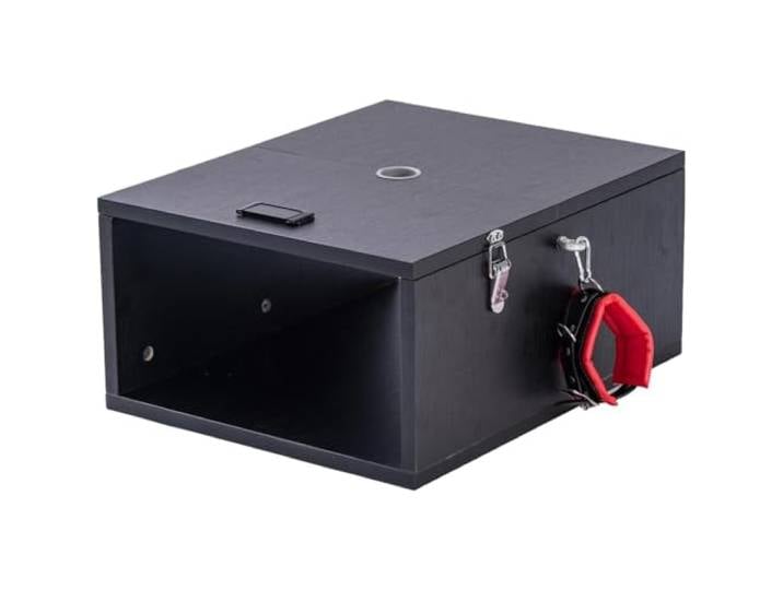 YZPNBW Rückhaltebox Bestrafung SM Sexspielzeug CBT Penis Folter Männlicher Unterkörper Stomp Box Mit Handschellen Sex Foltergerät Extremes Erotisches Rückhaltesystem Fetisch SM Spiel