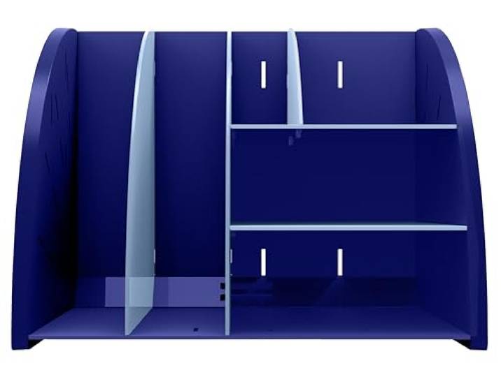 Exacompta Organiseur de Bureau Bee Blue 6 Compartiments Bleu Marine/Clair