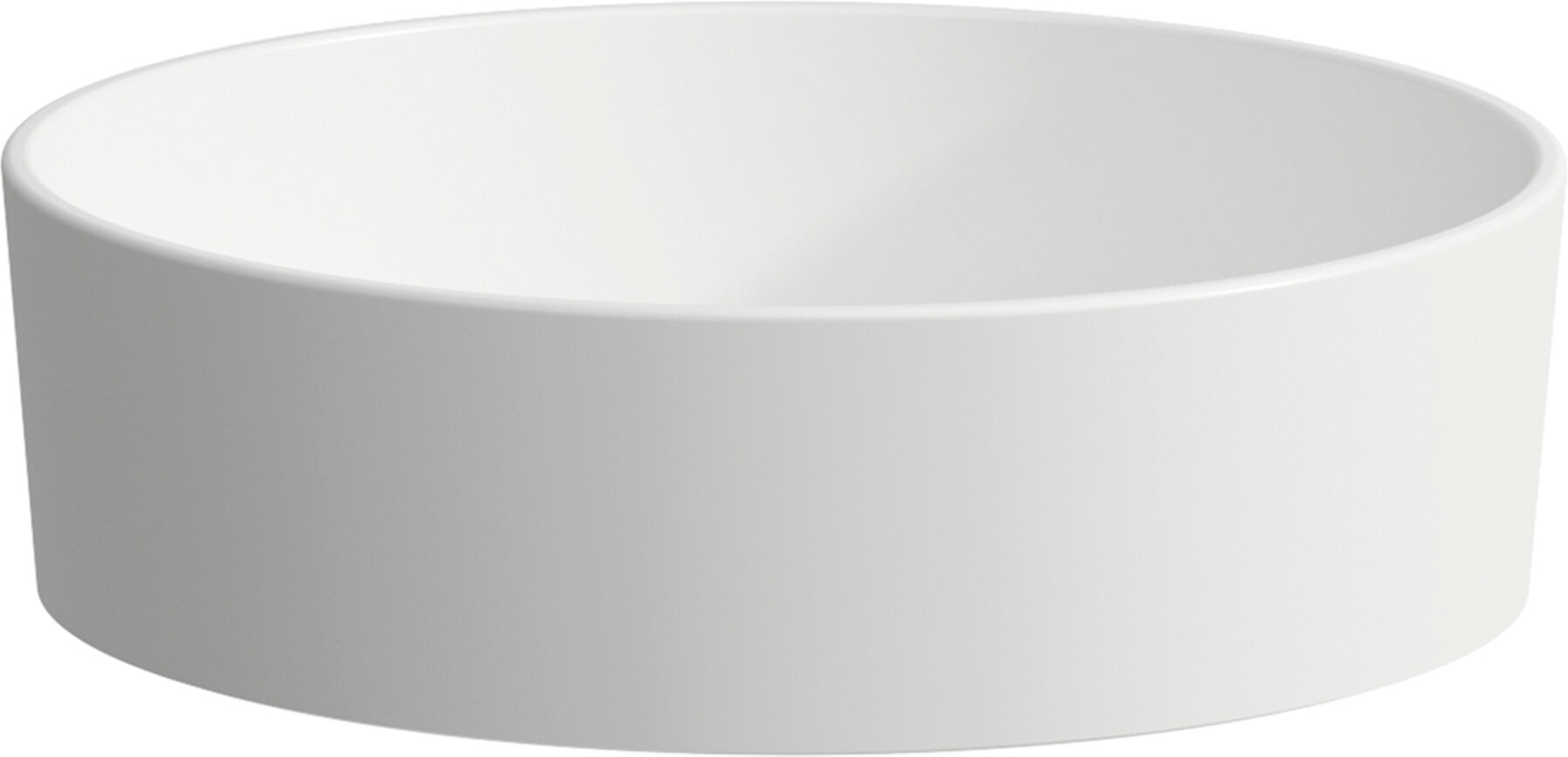 LAUFEN vasque vasque Kartell 8123317571121 42x42x13,5cm, blanc mat, sans revêtement, céramique saphir