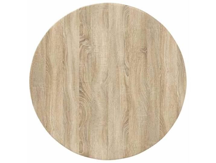 GHVBNMF Runde Tischplatte Sonoma-Eiche Ø 80 x 1,5 cm Holzwerkstoff Vielseitige runde Holzwerkstoffplatte in Sonoma-Eiche Optik für Esszimmer, Wohnzimmer oder Bistro, pflegeleicht und robust.