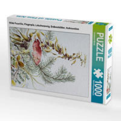 CALVENDO Puzzle Wilde Feuerlilie, Fliegenpilz, Latschenzweig, Erdbeerblätter, Hufeisenklee 1000 Teile Lege-Größe 48 x 64 cm Foto-Puzzle Bild von