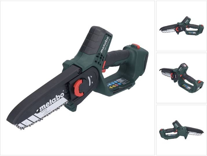 Metabo 600856850 MS 18 LTX Accu Snoeizaag: Kracht en precisie in een compacte behuizing