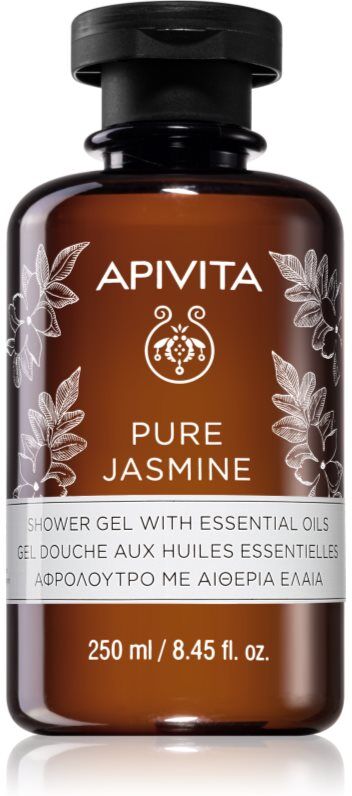 Apivita Pure Jasmine Shower Gel moisturising shower gel with essential oils 250 ml