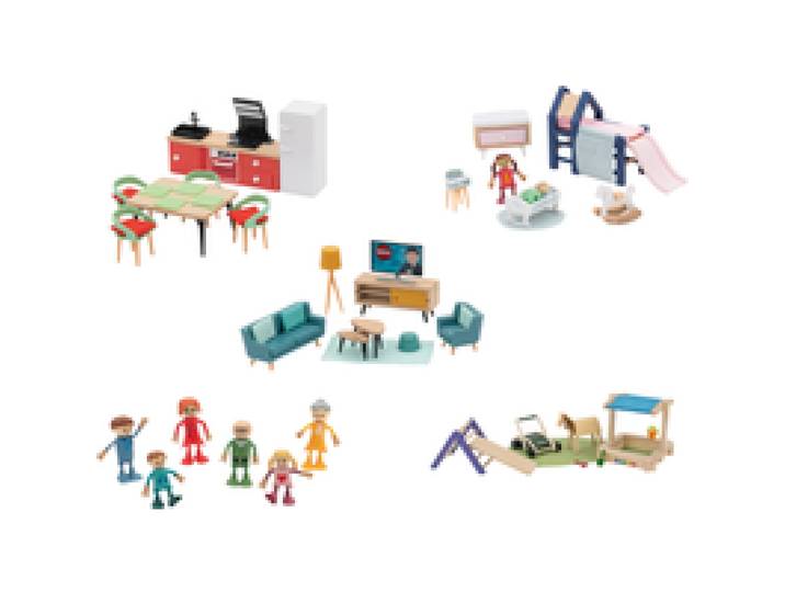 LUPILU® Accessoires de maison de poupée