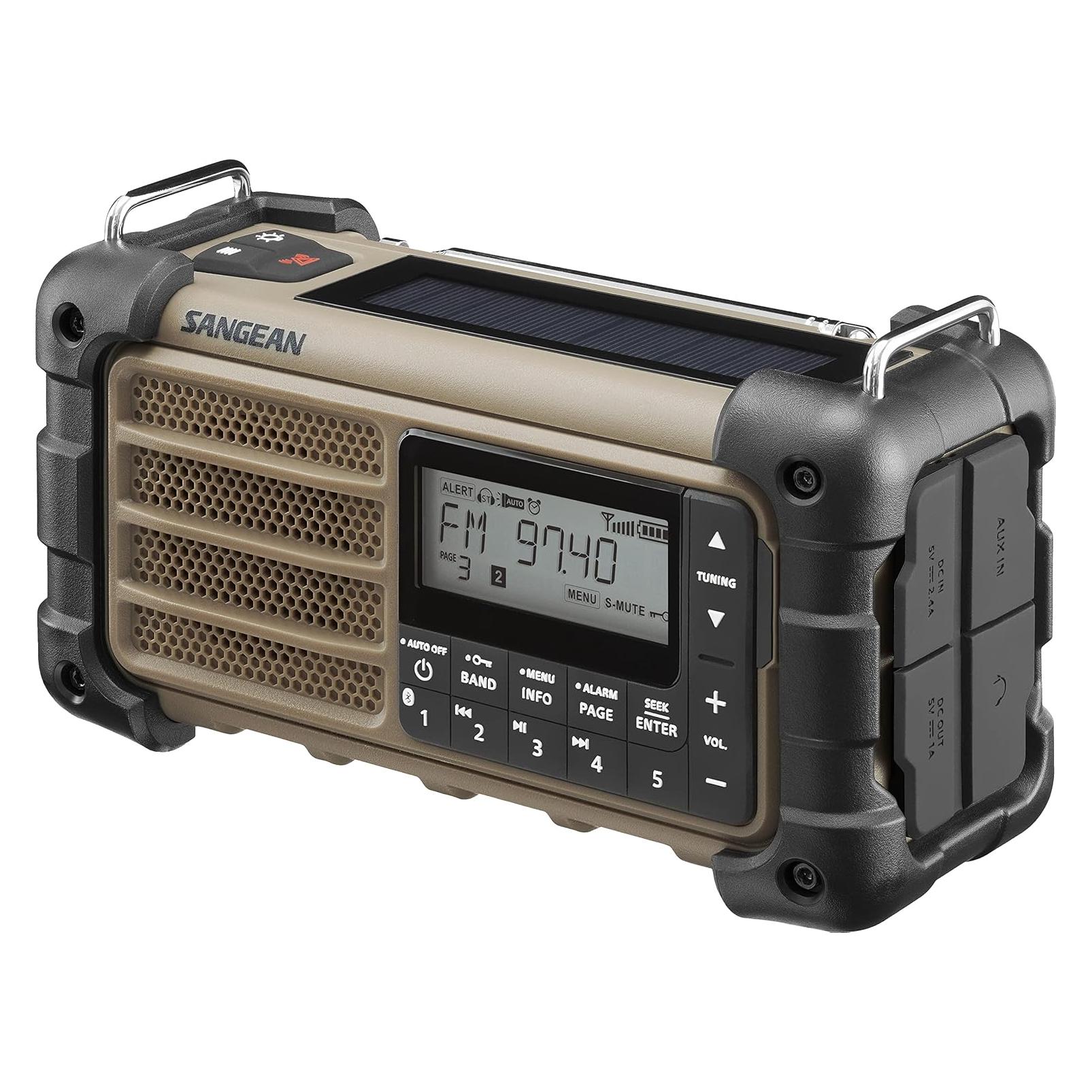 Sangean MMR-99 (AM, FM, Bluetooth, Radio Frequency (RF)) (MMR99DESERT)
