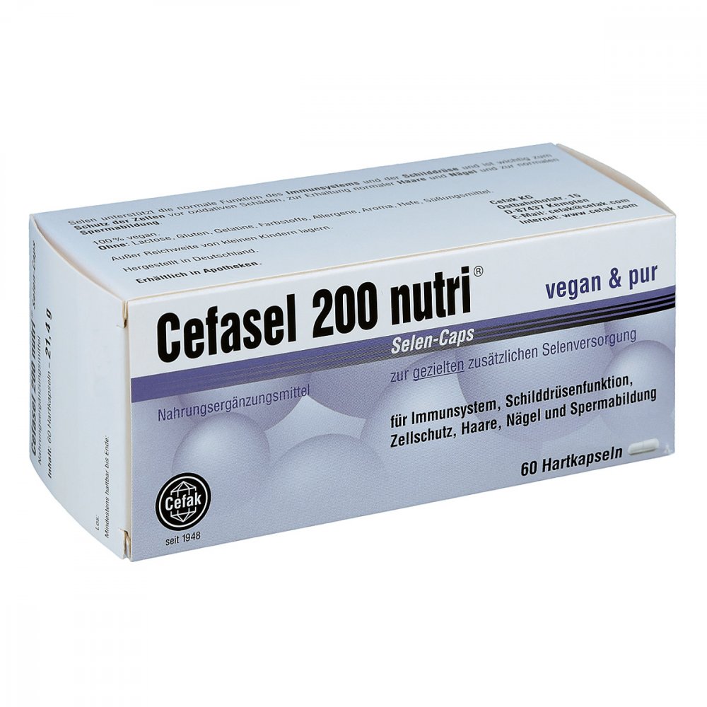 Cefak KG Cefasel 200 nutri Selen-caps 14039448