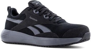 Reebok Work Lite Plus 4 Work (Men's) in Black/Grey, Size 9 W, Synthetic