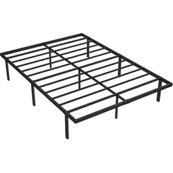 BETTGESTELL Metall Schwarz
