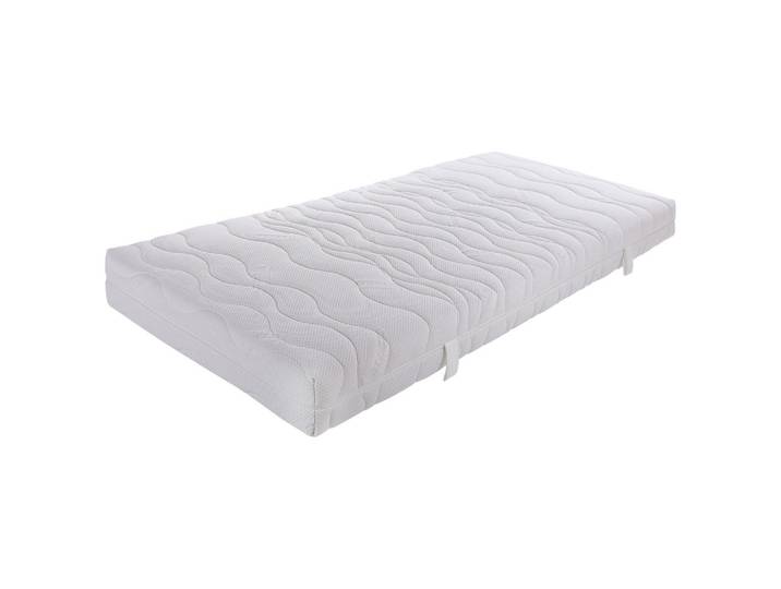 Breckle Komfortschaummatratze, Weiss, Textil, H3, Füllung: Polyester, 80x200 cm, Lga, Textiles Vertrauen - Oeko-Tex®, Made in Germany, DIN EN ISO 9001, Bezug abnehmbar/waschbar, Ober- und Unterseite versteppt, optimale Belüftung, für verstellbare Lattenroste geeignet, atmungsaktiv, Schlafzimmer, Matratzen, Matratzen