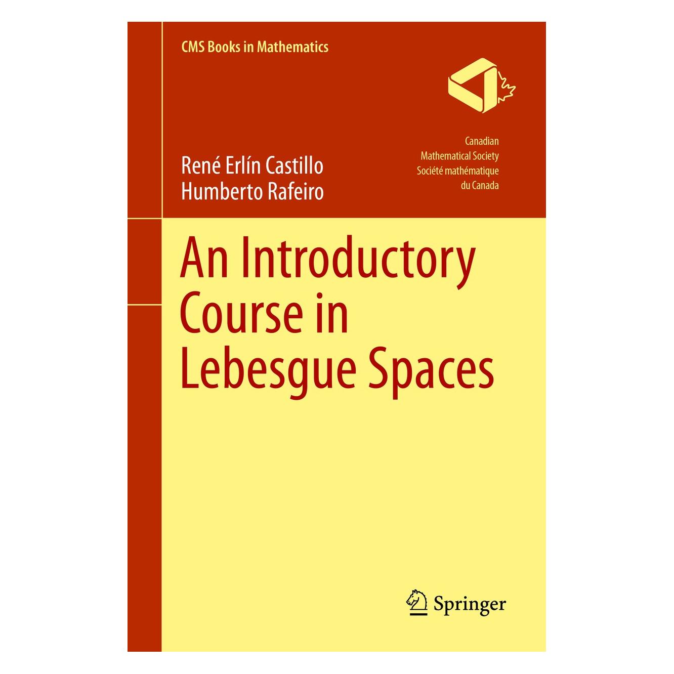 Springer Castillo:An Introductory Course in Lebe (Englisch, Hardcover, Humberto Rafeiro, Rene Erlin Castillo) (9783319300320)