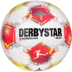 DERBYSTAR Bundesliga Club S-Light 290g Leicht-Fußball 2025/26 weiss/rot/gelb 5