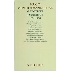 Bd. 1: Gedichte. Dramen I. 1891-1898, Belletristik von Hugo von Hofmannsthal