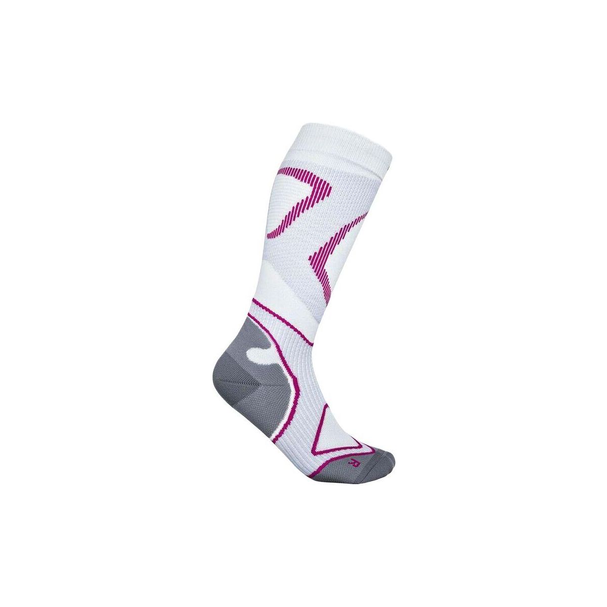 Bauerfeind Run Performance Compression Socks weiß-pink (WEI-PIN) 35-37 70000054