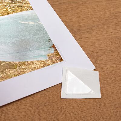 ClearBags "Polypropylene Clear Mounting Corners 1 1/4"" 250 pack"